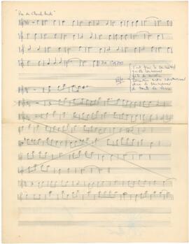Partitura da canção "Rue du Cherche Midi" + partitura e cifras da canção "Barbarel...