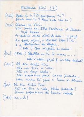 Letra / guião