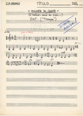 Parte de trompa sintetizada da canção "O melhor será eu crer"